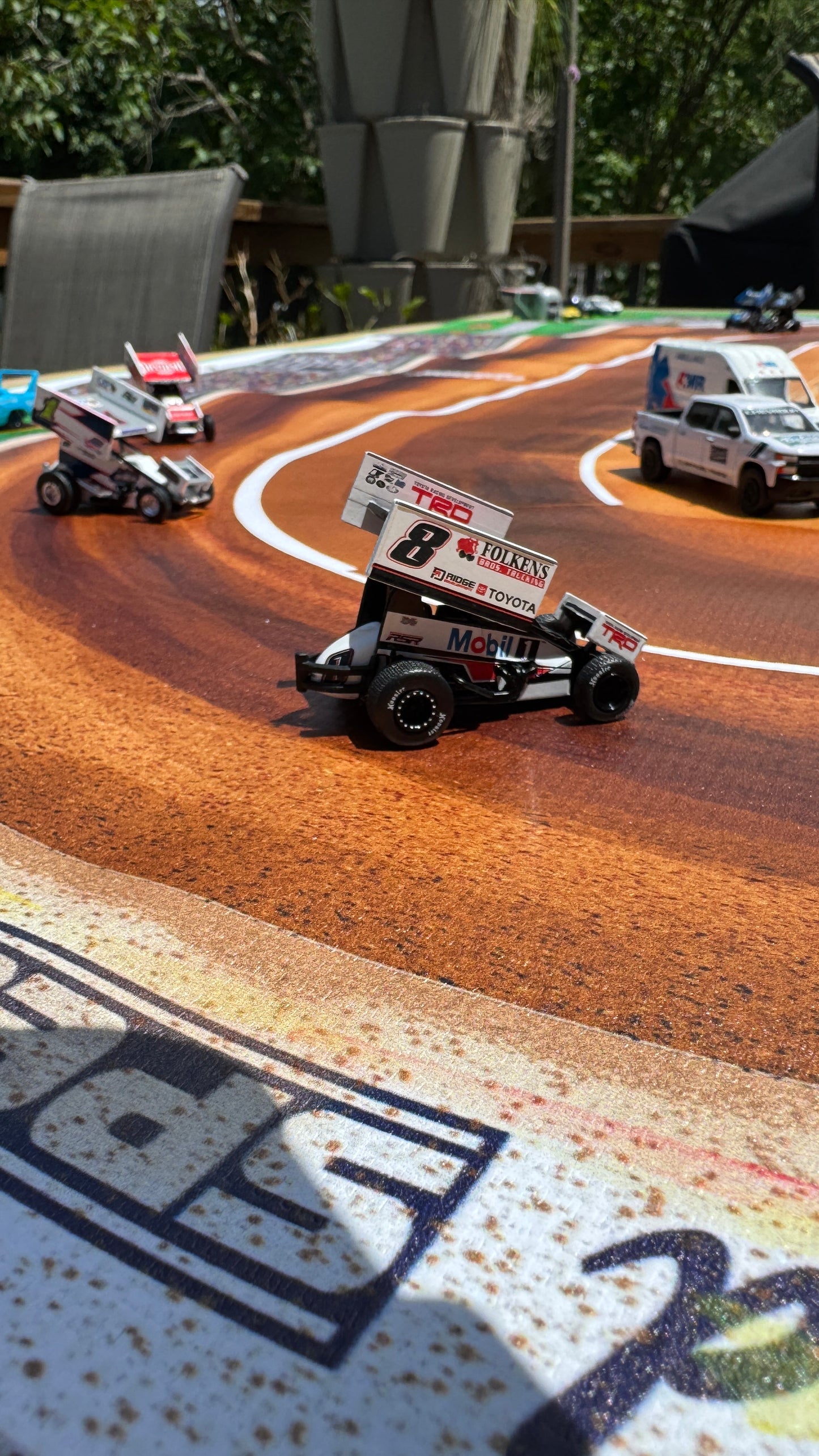 Dirt Track - Behrend Speedway - Kids Racetrack Playmat - 3 ft. x 5 ft.