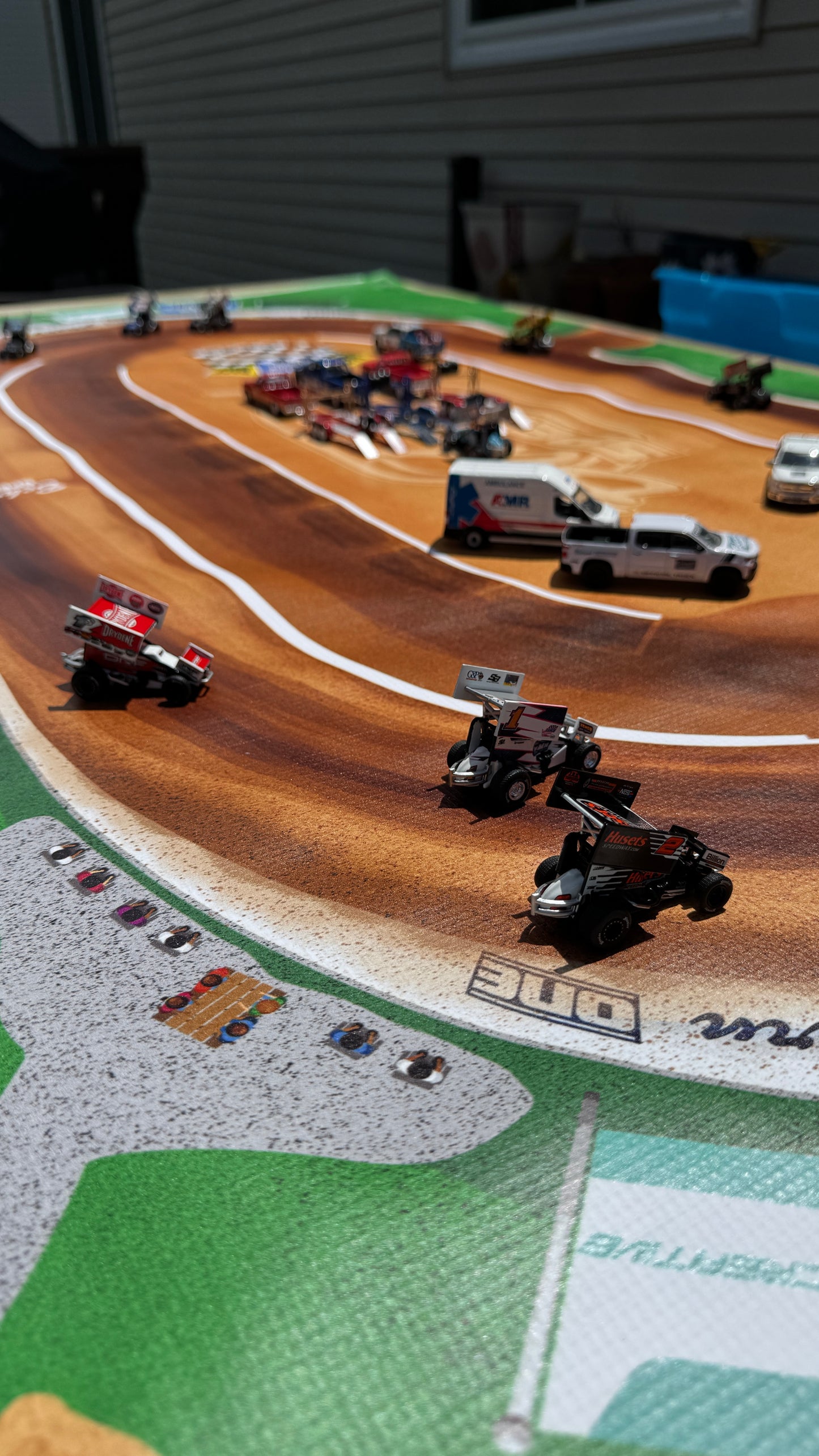 Dirt Track - Behrend Speedway - Kids Racetrack Playmat - 3 ft. x 5 ft.
