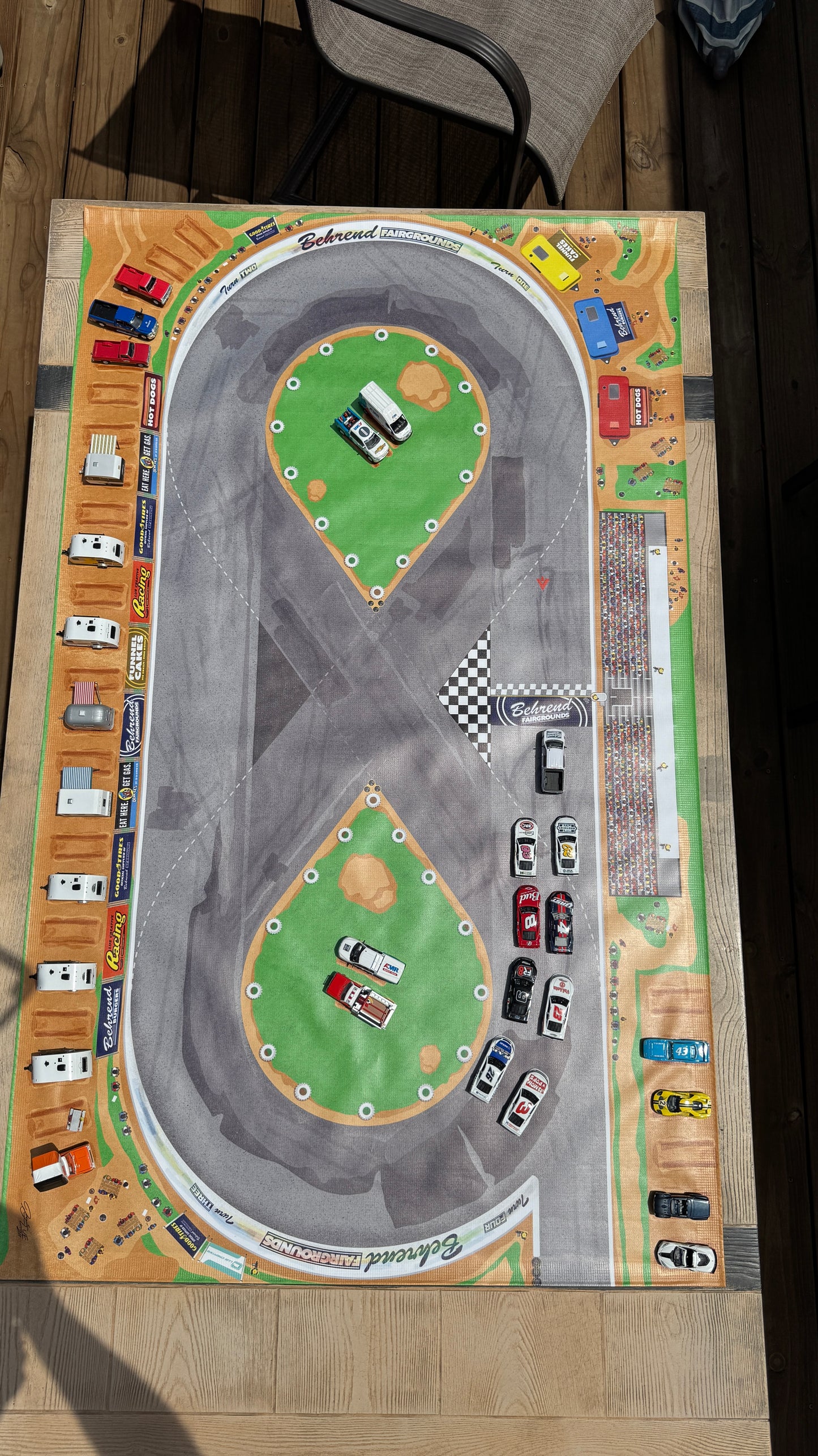 Behrend Fairgrounds - 3 ft. x 5 ft. Racetrack Playmat