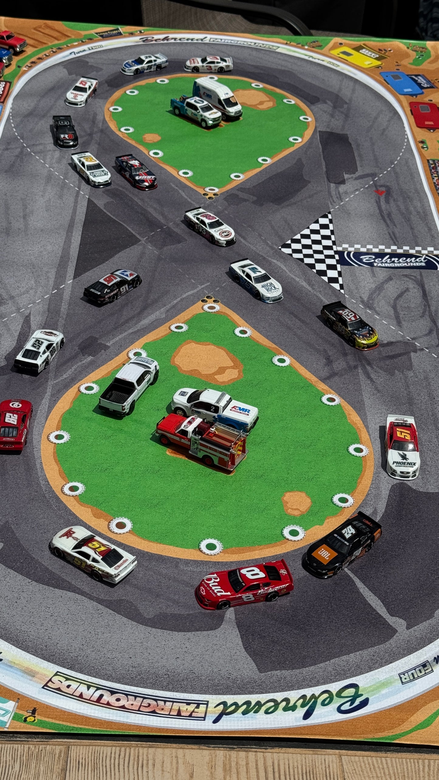 Behrend Fairgrounds - 3 ft. x 5 ft. Racetrack Playmat