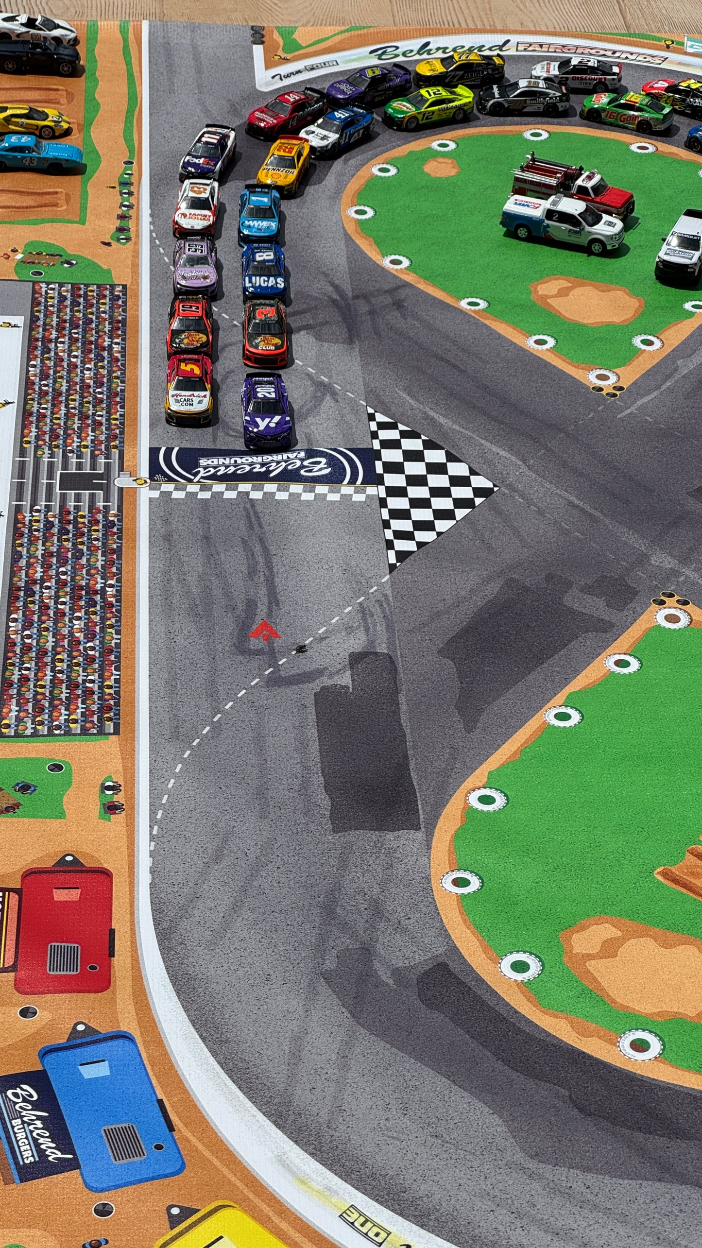 Behrend Fairgrounds - 3 ft. x 5 ft. Racetrack Playmat