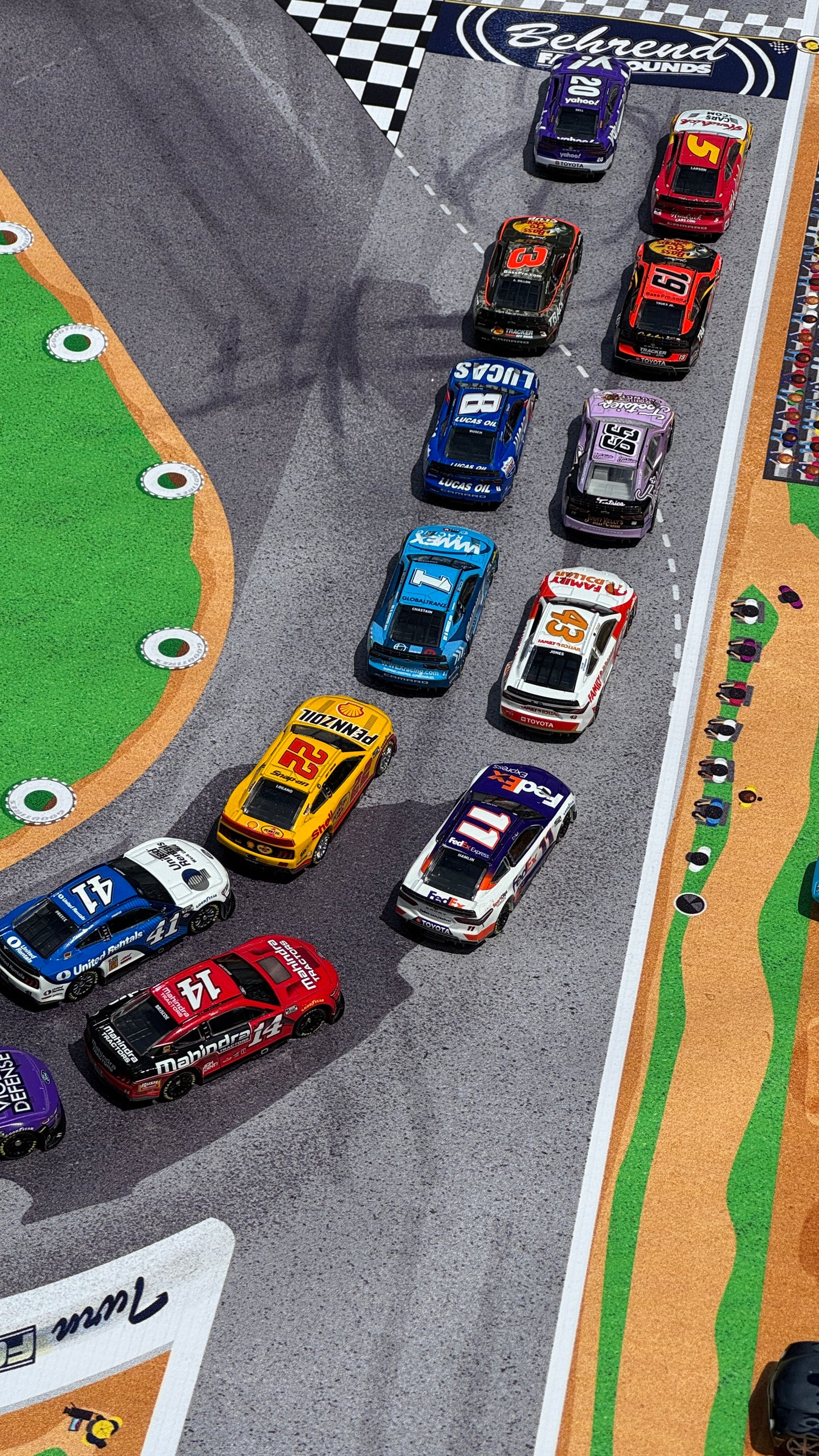 Behrend Fairgrounds - 3 ft. x 5 ft. Racetrack Playmat