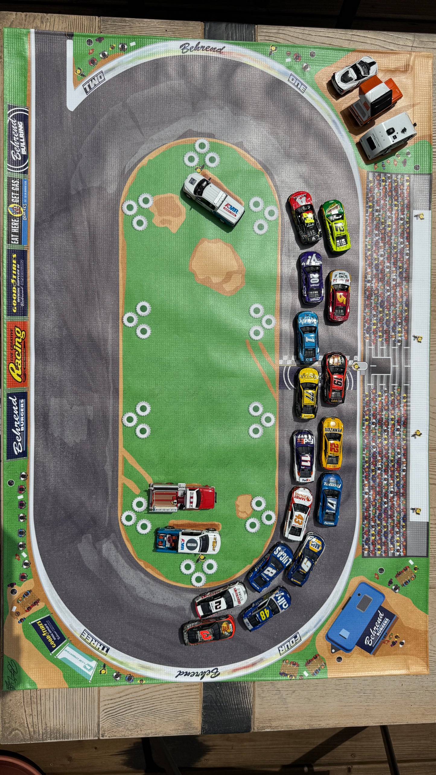 Behrend Bullring - 2 ft. x 3 ft. Kids Racetrack Playmat