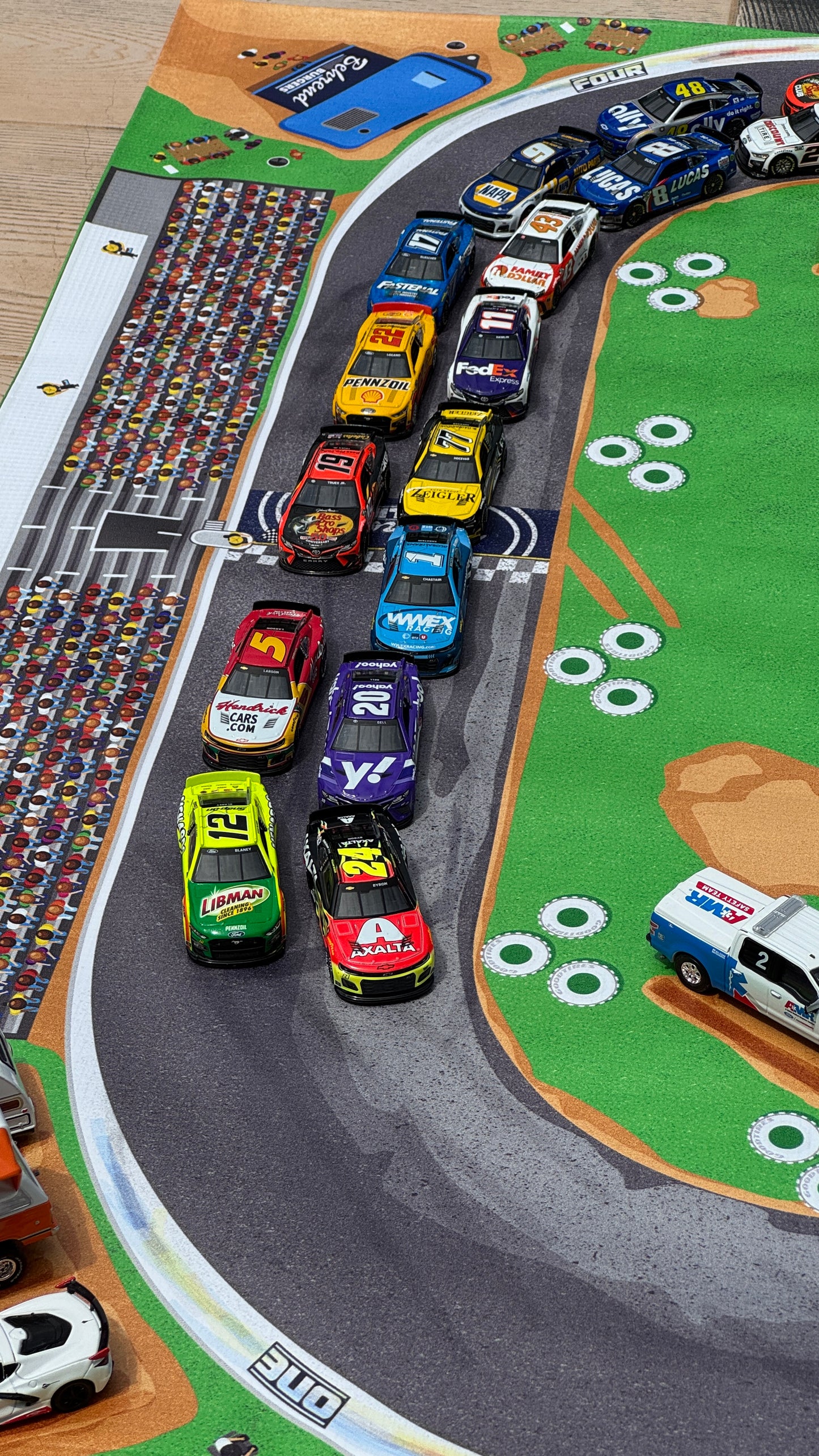 Behrend Bullring - 2 ft. x 3 ft. Kids Racetrack Playmat