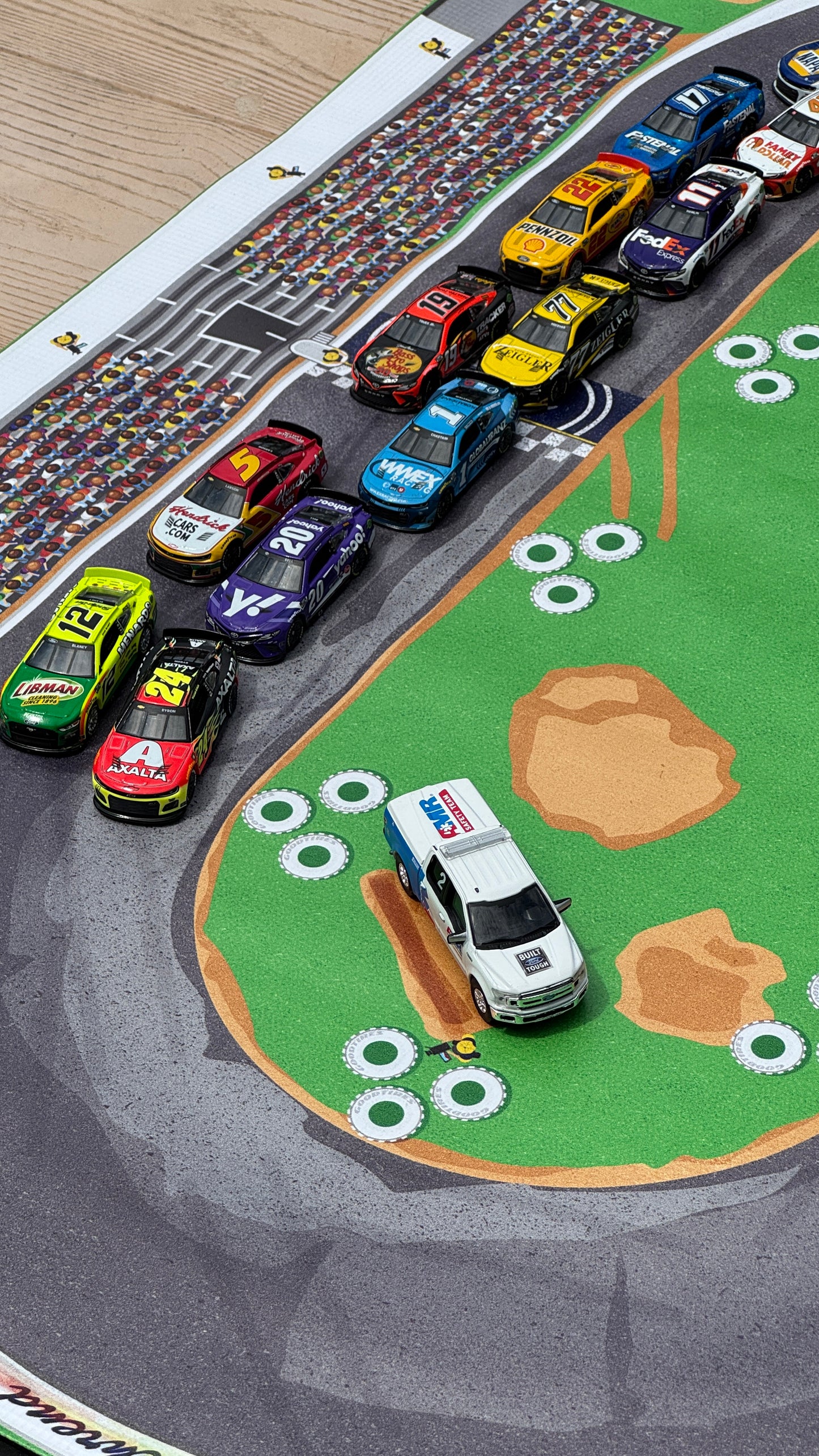 Behrend Bullring - 2 ft. x 3 ft. Kids Racetrack Playmat