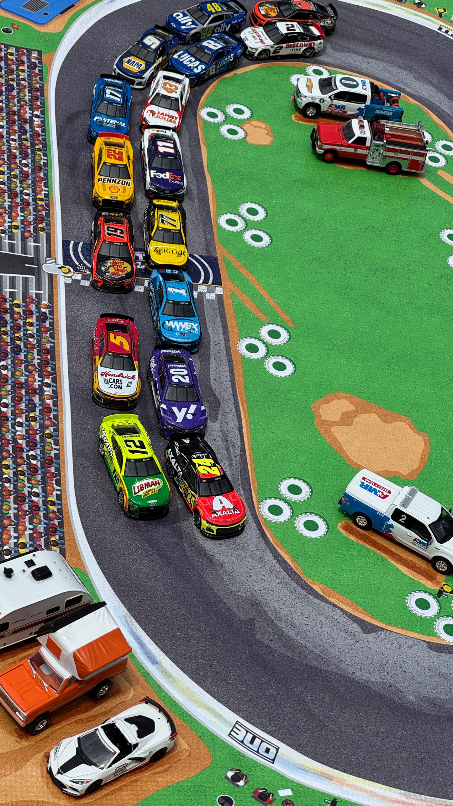 Behrend Bullring - 2 ft. x 3 ft. Kids Racetrack Playmat