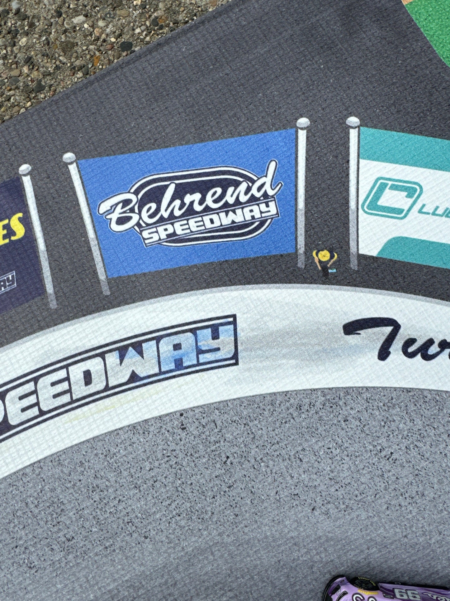 Behrend Speedway - Kids Racetrack Playmat - 3 ft. x 5 ft.