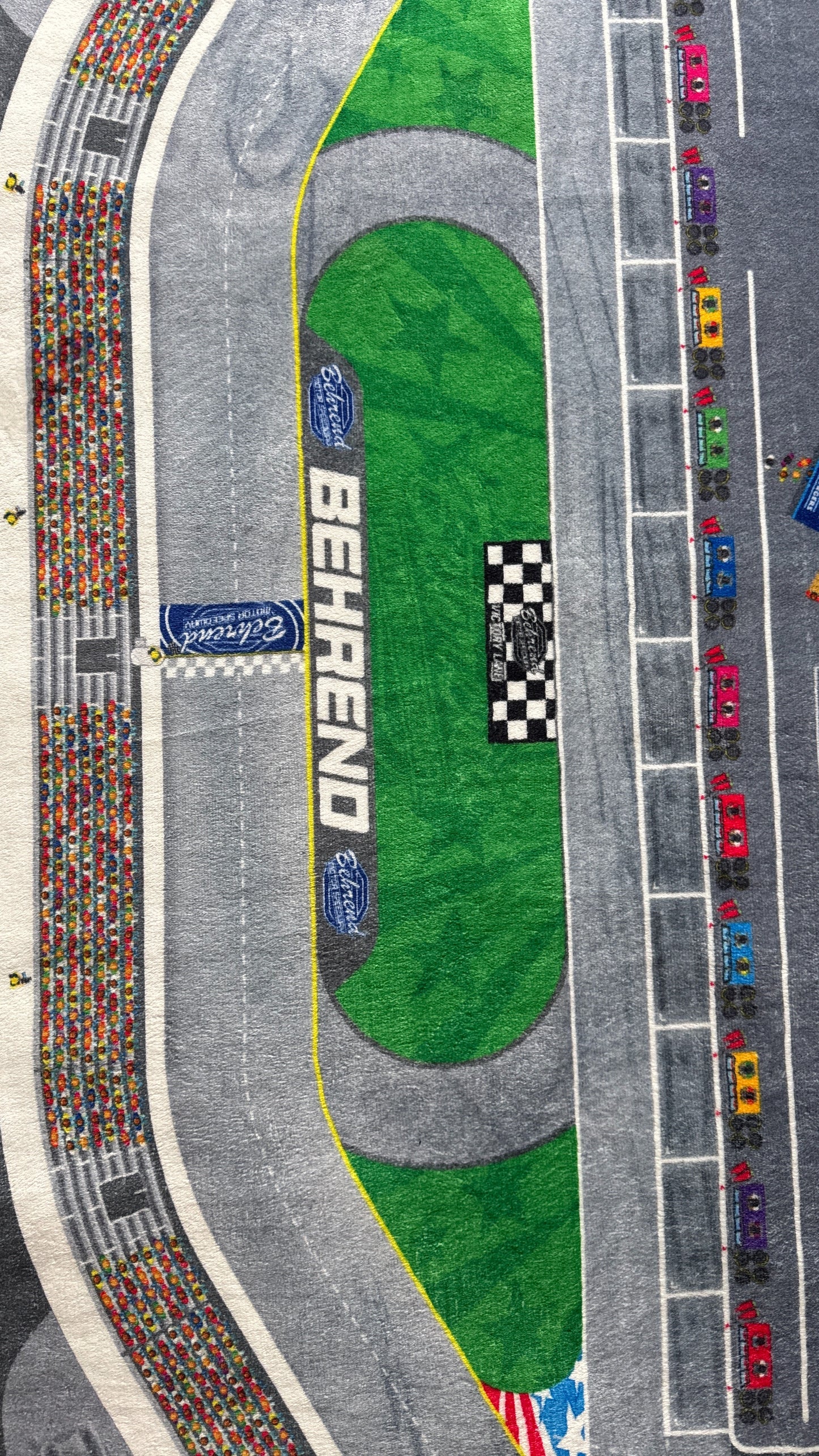 Behrend Motor Speedway Racetrack Rug - 4 ft. x 6 ft.