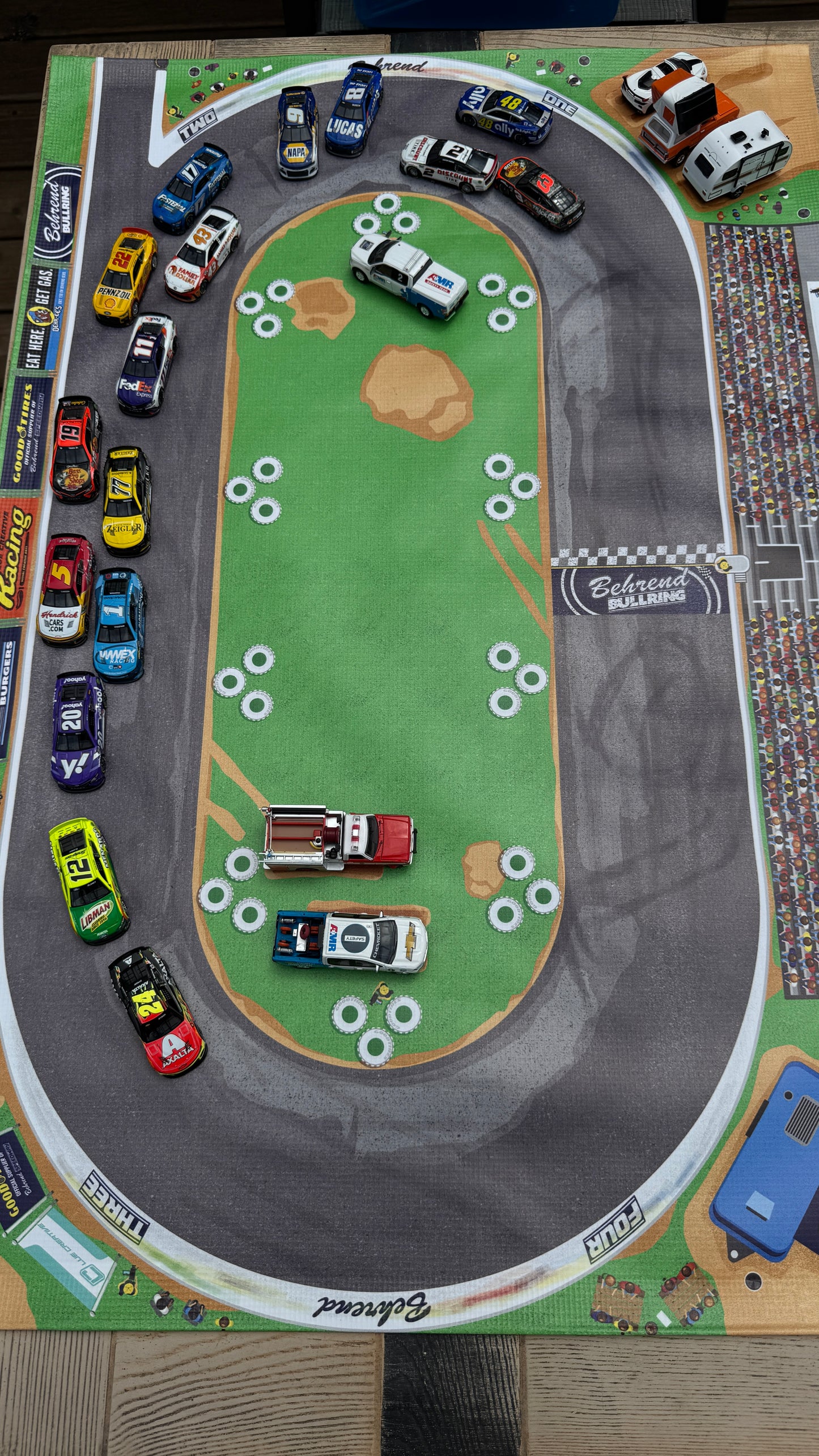 Behrend Bullring - 2 ft. x 3 ft. Kids Racetrack Playmat